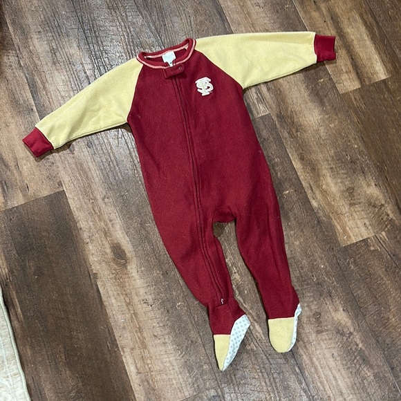 Other - Florida State Seminoles one piece zip up Jammie’s